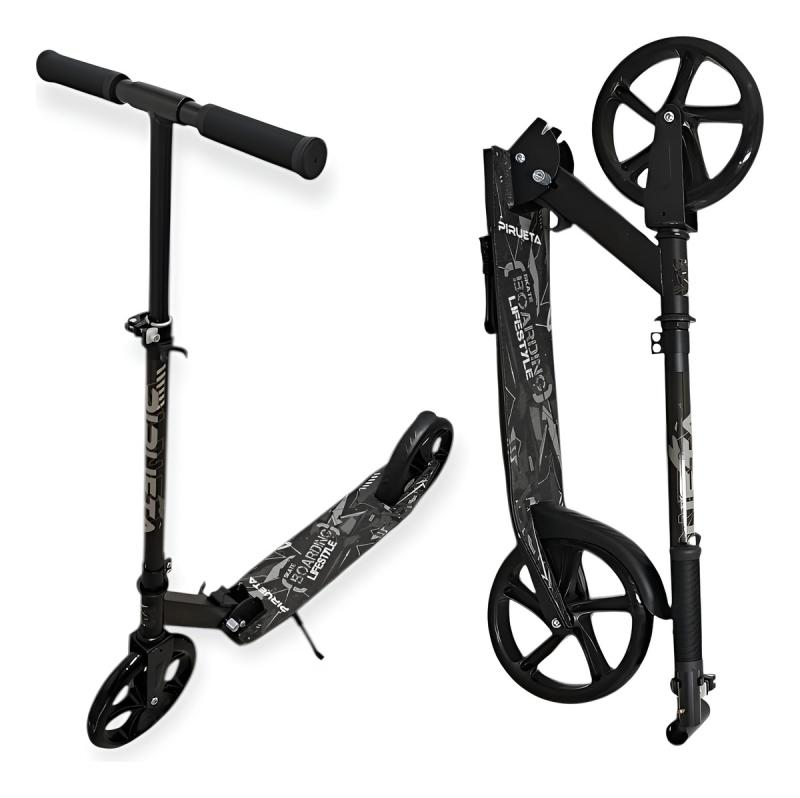 Monopatin Urbano Aluminio Plegable 100kg Reforzado