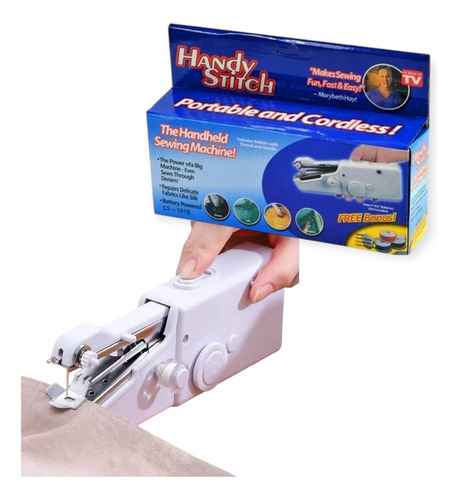 Mini Maquina De Coser De Mano Portatil A Pila