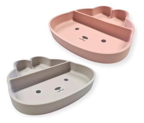 Plato De Silicona Para Bebes Con Division Dispita