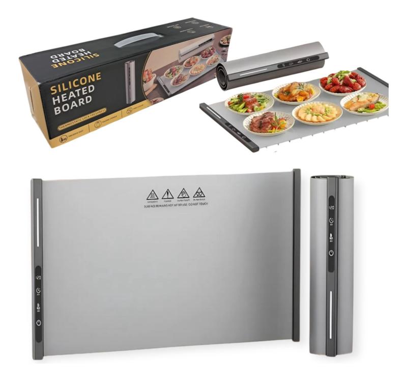 Bandeja De Calentamiento Eléctrico De Alimentos Plegable