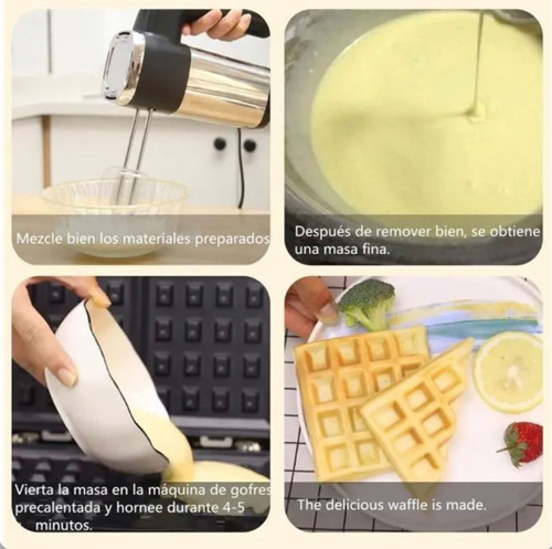 Sandwichera Eléctrica 3 En 1 Wafflera Tostadora Grill 750w