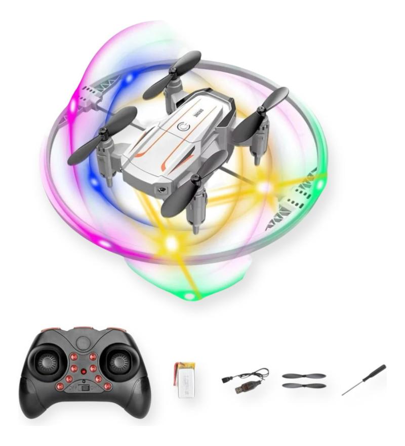 Dron Luminoso Rotativo Acrobático Juguete Con Wifi