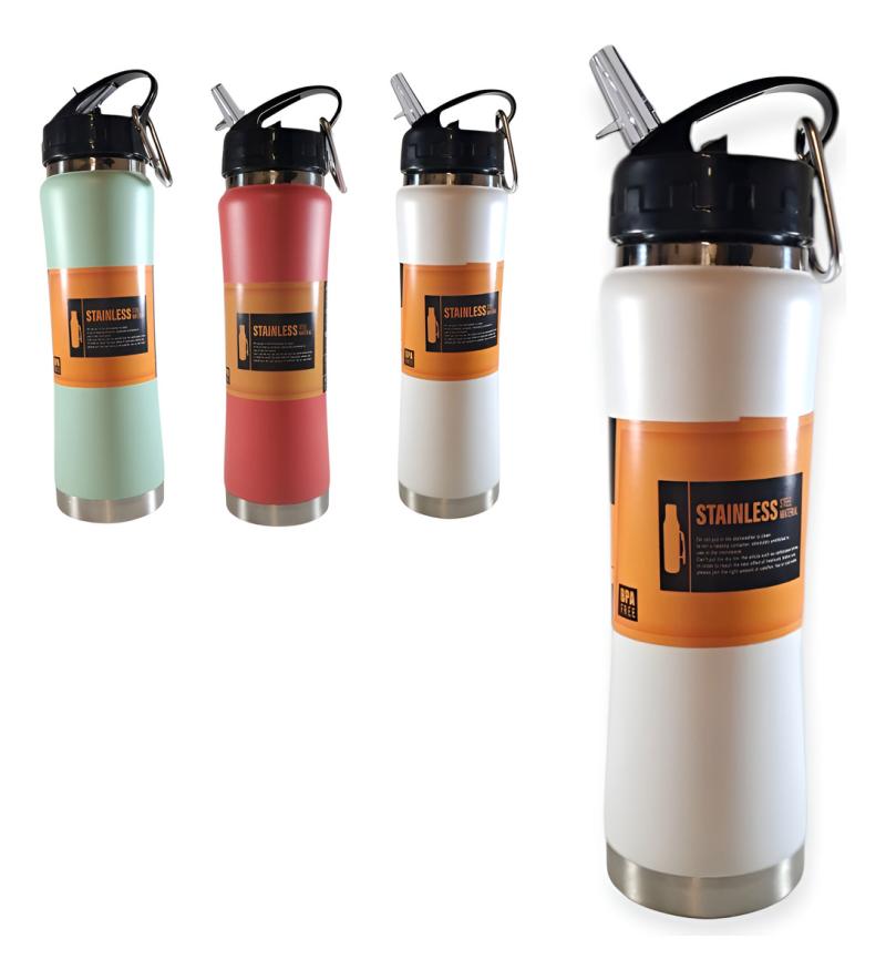 Botella Deportiva Acero Inoxidable 1 Litro