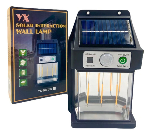 Lámpara De Pared Genérica Solar Luz Calida