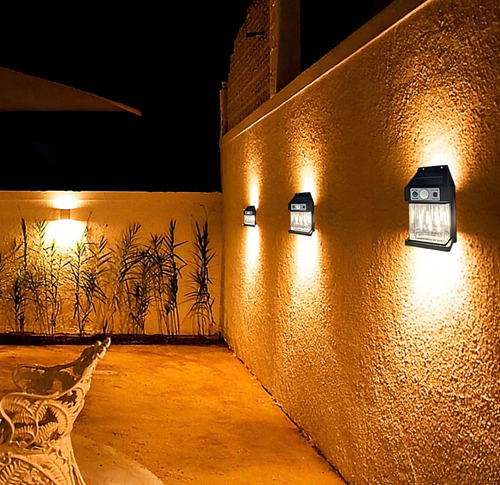 Lámpara De Pared Genérica Solar Luz Calida
