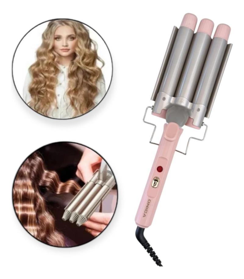 Buclera Onduladora De Pelo Triple Barril 22mm