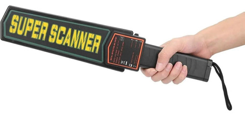 Detector De Metales Manual Portátil Con Batería Recargable