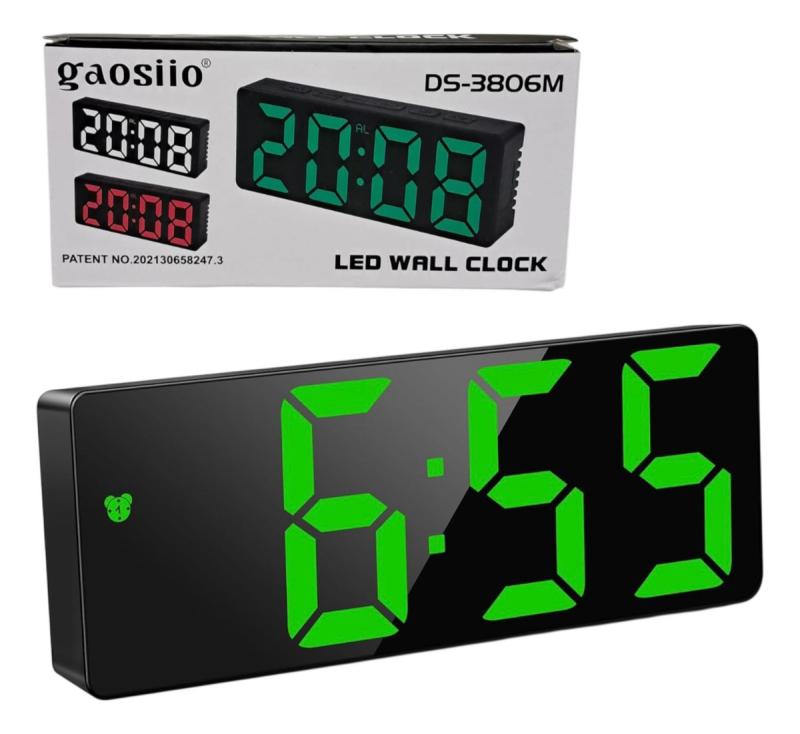 Reloj Despertador Pantalla Digital Alarma Temperatura Lcd