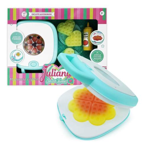 Juliana Sweet Home Mi Primera Waflera Y 4 Waffles Corazón