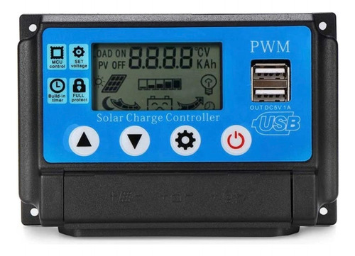 Controlador De Carga Solar Mppt De 20 A Panel Solar