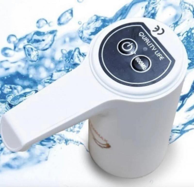 Dispenser Bomba De Agua Para Bidones Recargable Por Usb