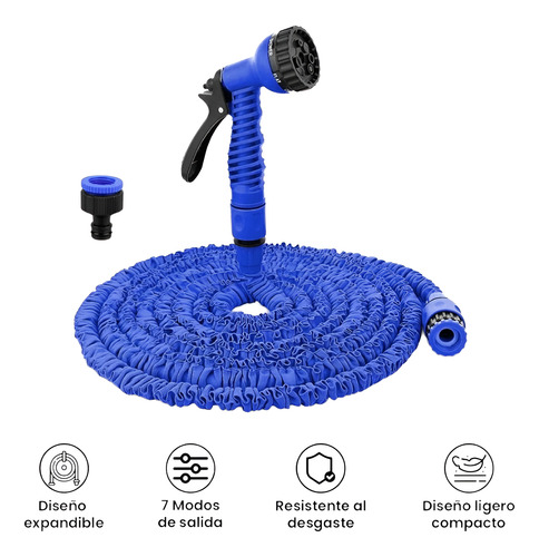 Manguera Riego 9 M Extensible Retráctil