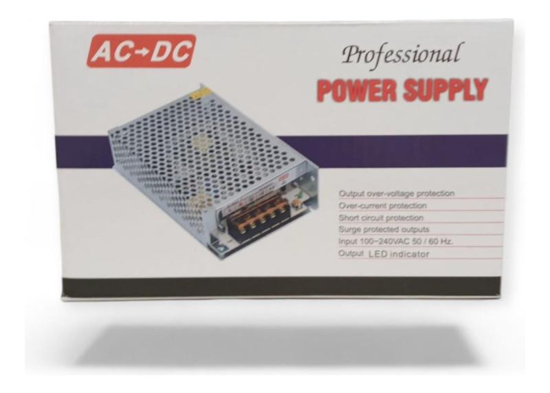 Fuente Metalica De Alimentacion 12 V 10a Recargable