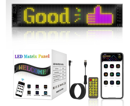 Letrero Led Auto Luminoso Panel Programable Control App
