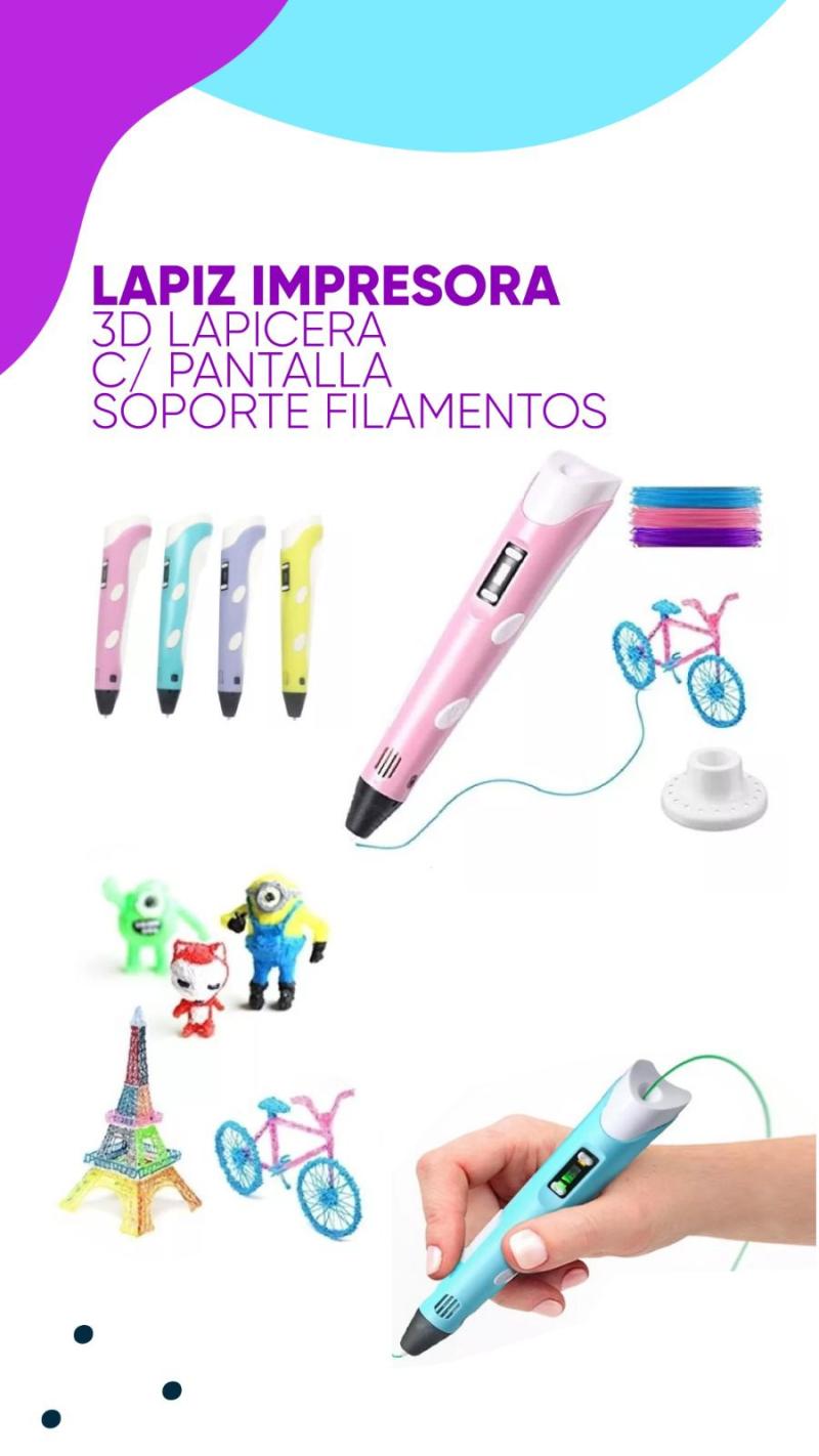 Lapiz Impresora 3d Pen-2 C/ Pantalla Soporte Filamentos