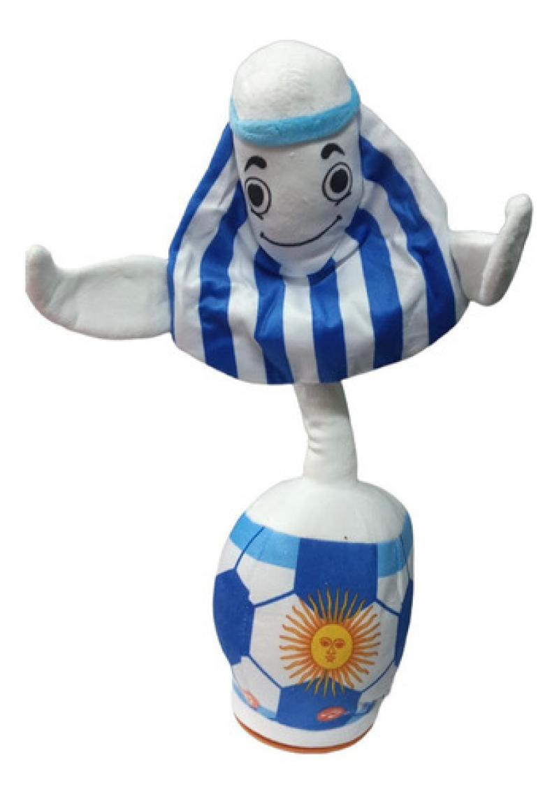 Muñeco Mascota Bailarín Cactus Argentina Mundial