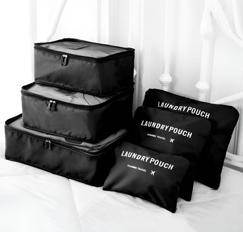 Set Organizador De Viaje Para Ropa X6 Valijas Bolsos