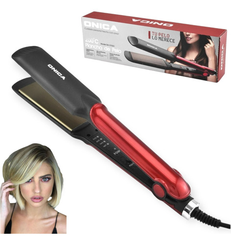 Planchita De Pelo Control Digital Portatil Ceramica Luz