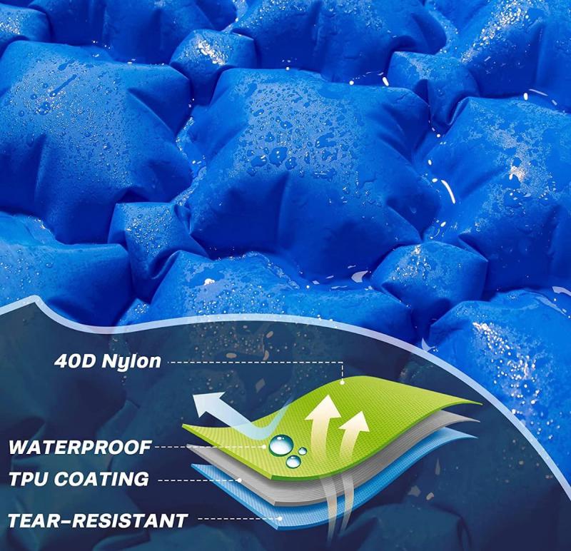 Colchoneta De Dormir Doble Autoinflable Camping Ultraliviana