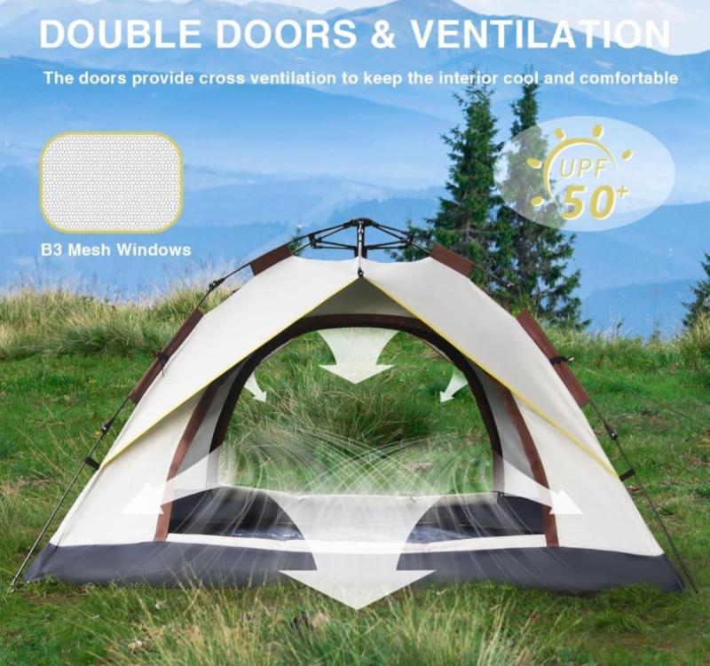 Carpa 4 Estaciones 4 Persona Carpas Para Acampar Automatica