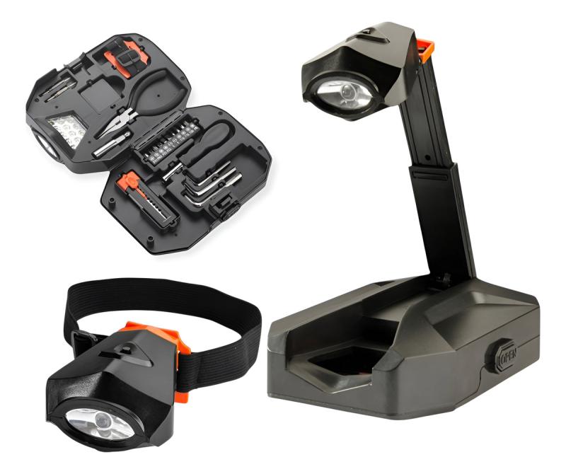 Set De Herramientas Con Linterna 24 Piezas