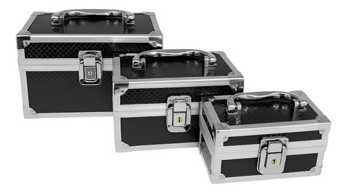 Estuche Organizador De Maquillaje Set Por 3 Maletines