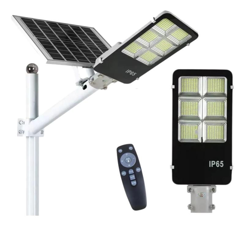 Reflector Luminaria Led Solar 1800w Con Soporte Y Control