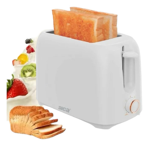 Tostadora 700 W De 2 Rebanadas 6 Funciones