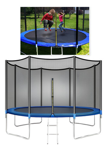 Cama Elástica Trampolín Niños Y Adultos Red Seguridad 3,05 M