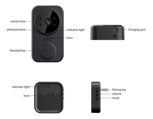 Timbre Inalámbrico M8 Con Cámara 1080 Hd Wifi Portero