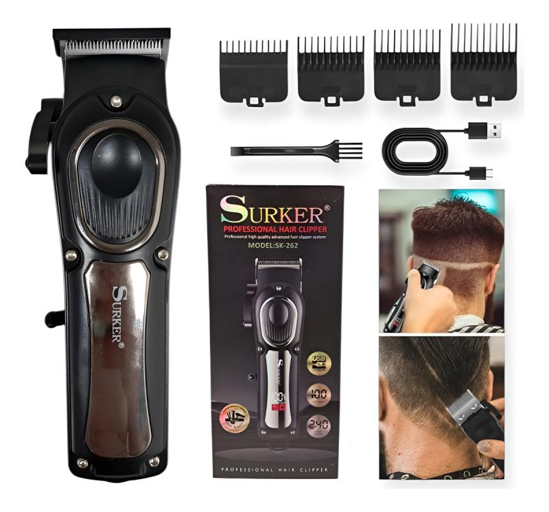 Cortadora De Cabello Eléctrica Profesional Surker