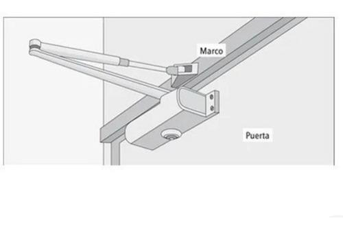 Cierre Hidraulico Brazo 45 A 60 Kg Cierra Puerta Aereo