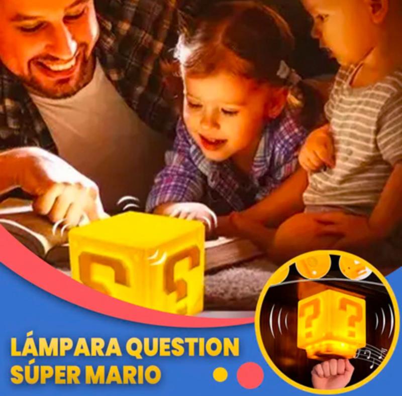 Mario Led Luz Noche Usb Para Niños Con Sonido