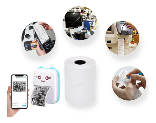 5 Rollos De Papel Térmico Para Posnet