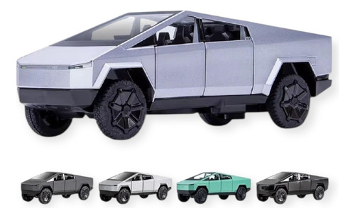 Auto Control Remoto Pickup Cybertruck Escala 1:14 Con Luz