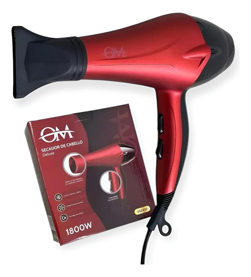 Secador De Pelo Profesional Frio Calor 1800w 2 Velocidades