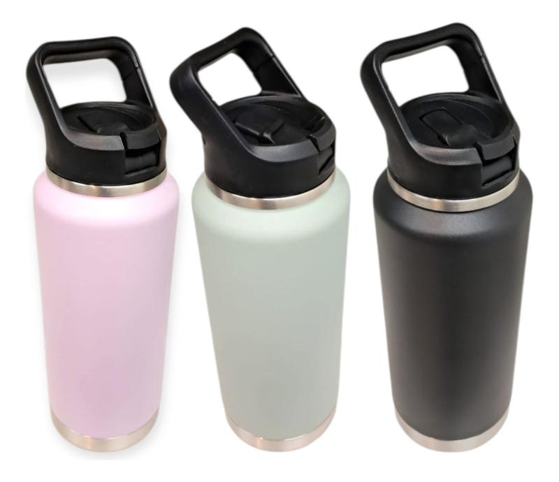 Botella Térmica 1 Litro Doble Pared Acero Inoxidable