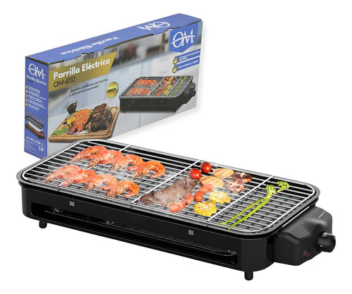 Parrilla Eléctrica Antiadherente Para Cocina Y Exterior