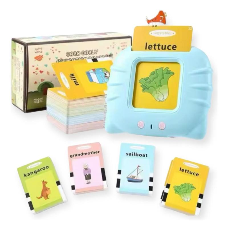 Tarjetas Juguete Aprendizaje Lectura Español Ingles