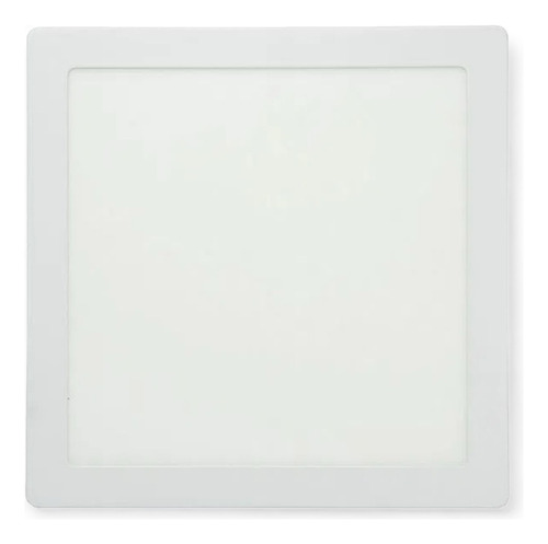 Lampara Panel Plafón Led Sica Cuadrado 24w Luz Día Blanco