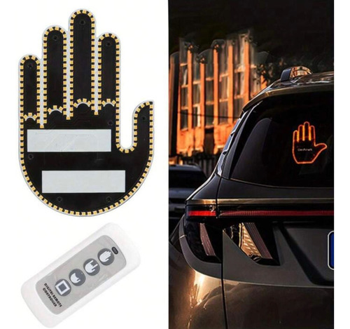 Luz De Gesto Led De Mano Para Automovil Con Control Remoto