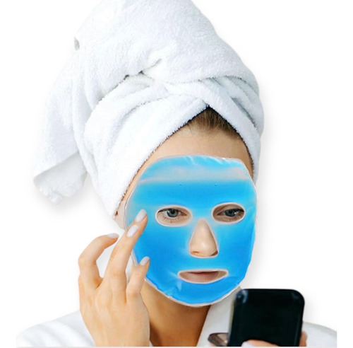Mascarilla Facial De Gel Frio Calor