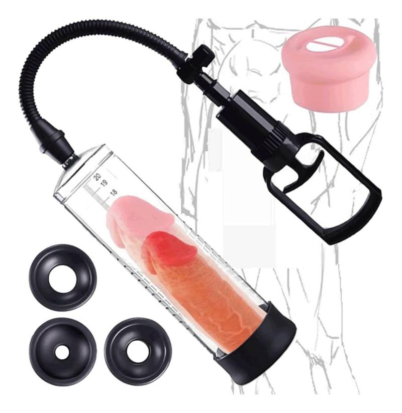 Bomba De Pene Al Vacio Manual Para Hombres Aumentar