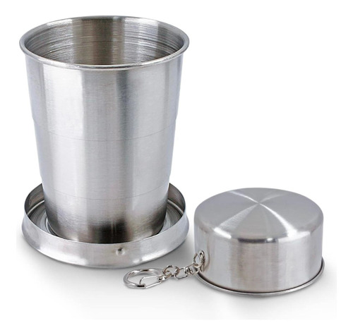 Vaso Plegable Telescopico Acero Inoxidable