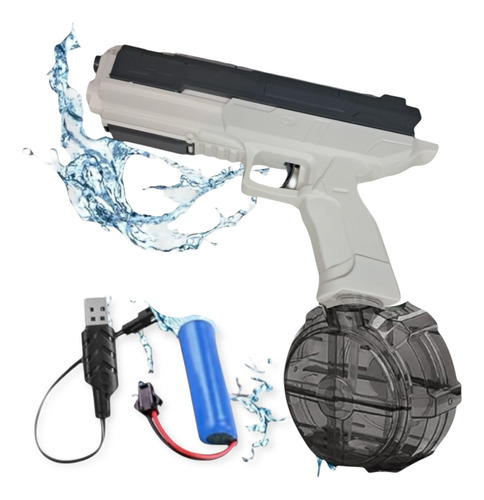 Pistola De Agua Eléctrica Recargable Automatica