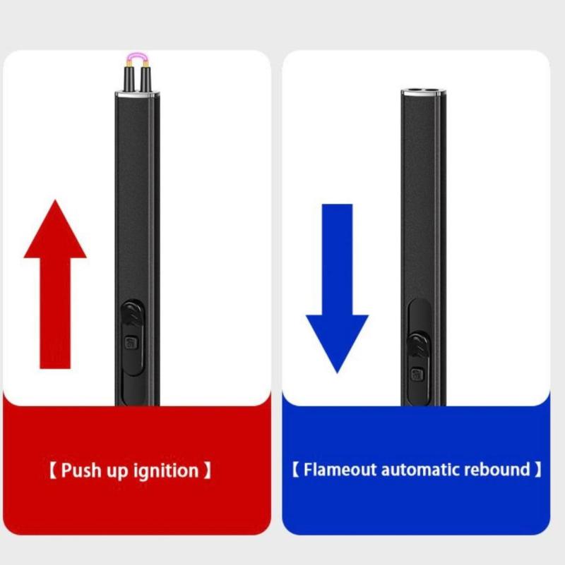 Encendedor Para Cocina Eléctrico Plasma Recargable Usb Doble