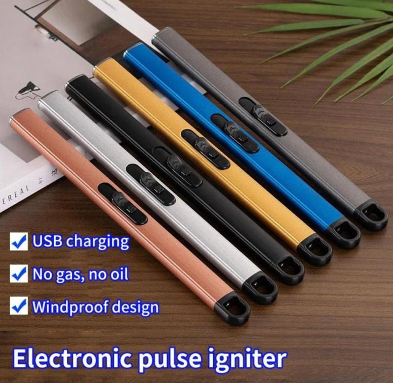 Encendedor Para Cocina Eléctrico Plasma Recargable Usb Doble