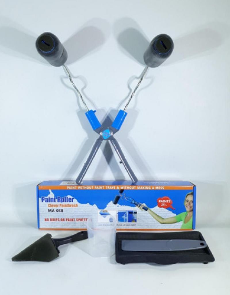 Rodillo Para Pintar Doble Facil Recargable Con Accesorios