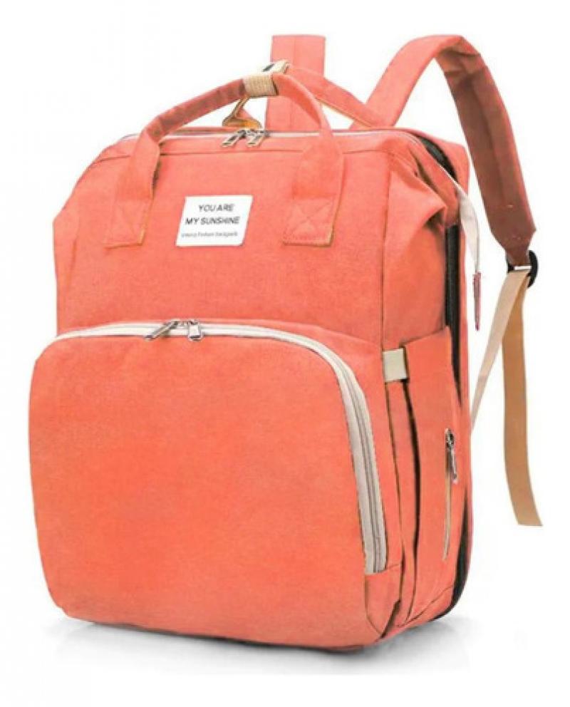 Mochila Maternal Cuna Cambiador Bolsillo Termico Impermeable