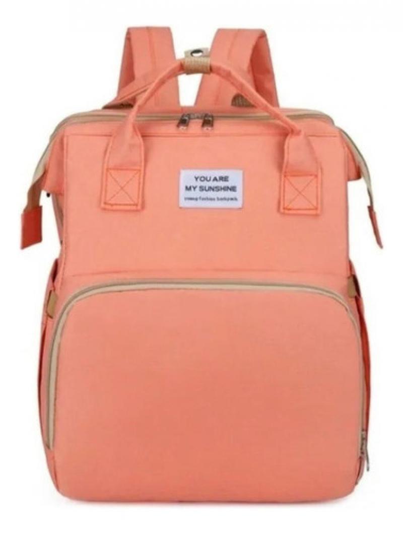 Mochila Maternal Cuna Cambiador Bolsillo Termico Impermeable